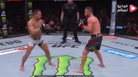نزال جاستن غيتشي ضد مايكل تشاندلر كاملة - UFC 268