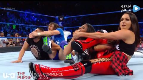 عرض سماك داون WWE Smackdown live 4/9/2018 مترجم اون لاين