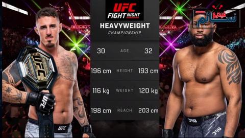 نزال توم اسبينال ضد كورتيس بلايدز 2- UFC 304